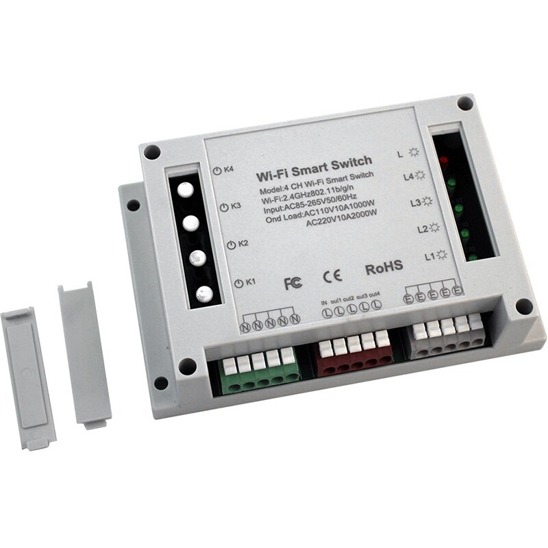 Умный 4-канальный переключатель Tuya Wi-Fi HS081362