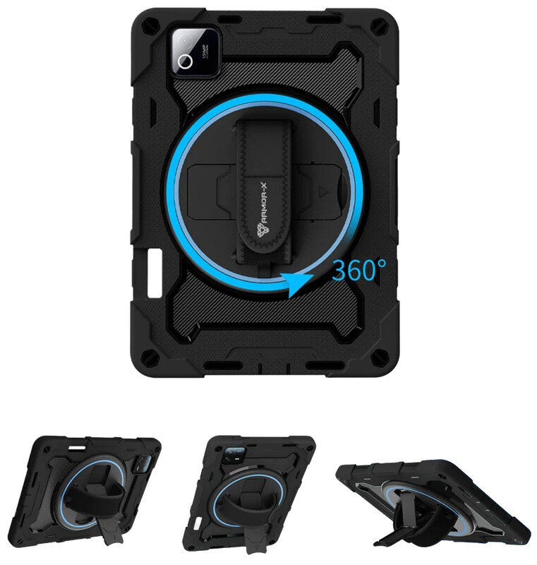 Чeхол-накладка BeCover Horizontal handle бронированный для Xiaomi Pad 8 / 8 Pro 11.2" Black (715505)