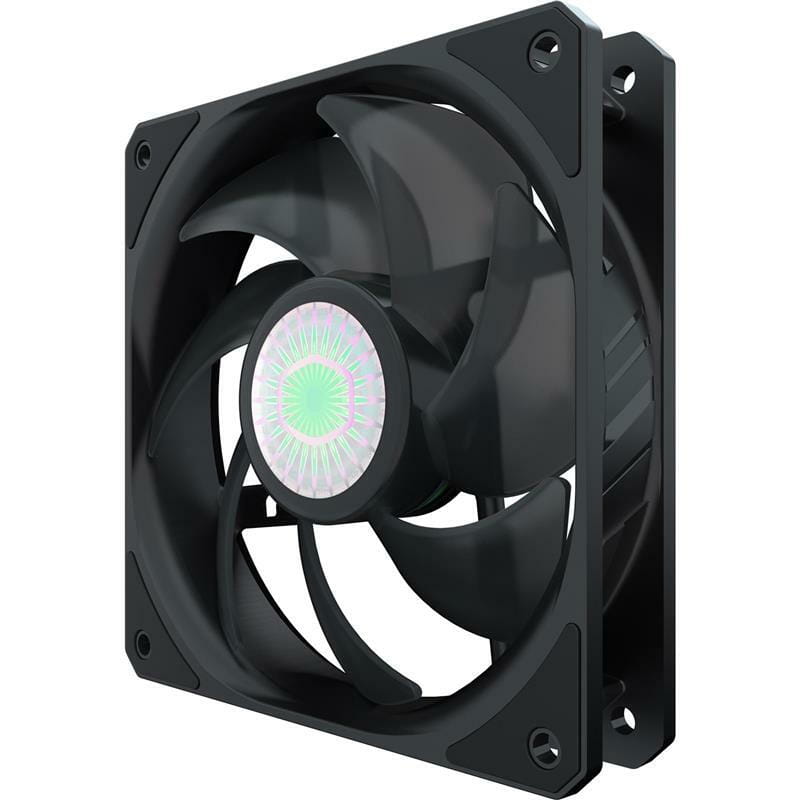 Вентилятор CoolerMaster SickleFlow 120 (MFX-B2NN-18NPK-R1), 120х120х25 мм, 4pin, Black, Single pack w/o Hub