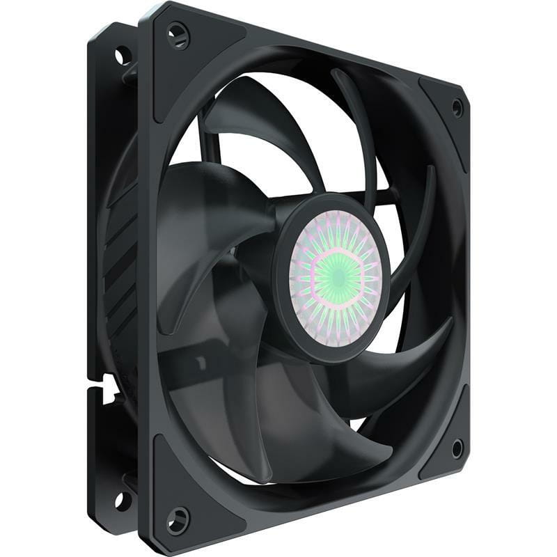 Вентилятор CoolerMaster SickleFlow 120 (MFX-B2NN-18NPK-R1), 120х120х25 мм, 4pin, Black, Single pack w/o Hub
