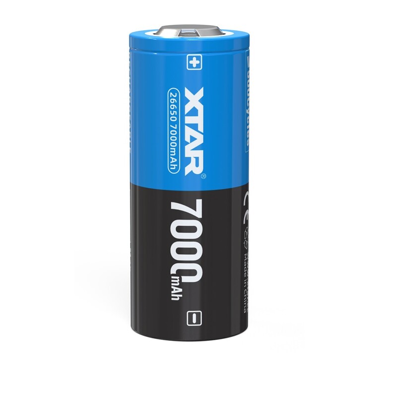 Аккумулятор XTAR 26650P 7000 mAh 1 шт.