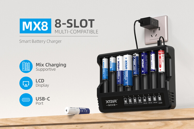 Зарядное устройство XTAR MX8