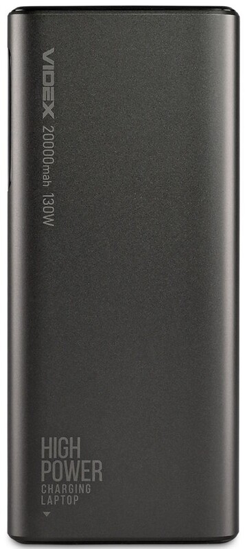 Универсальная мобильная батарея Videx VPB-323 20000mAh, 100W Black