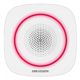 Бездротова сирена Hikvision DS-PS1-I-WE-Red