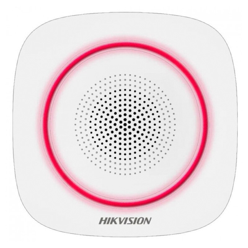Беспроводная сирена Hikvision DS-PS1-I-WE-Red