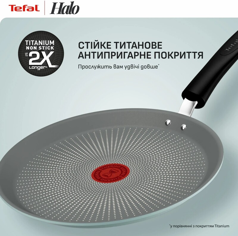 Сковорода для блинов Tefal Halo Eucalyptus 25 см (G0163802)
