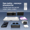 Фото - Фільтр живлення ColorWay CW-CHE25PDB 45W 2 розетки, 1xUSB-A 2xUSB-C, 2 м, синій | click.ua