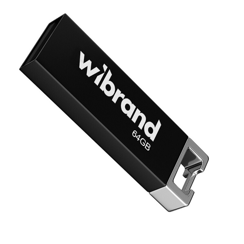 Флеш-накопитель USB 64GB Wibrand Chameleon Black (WI2.0/CH64U6B)
