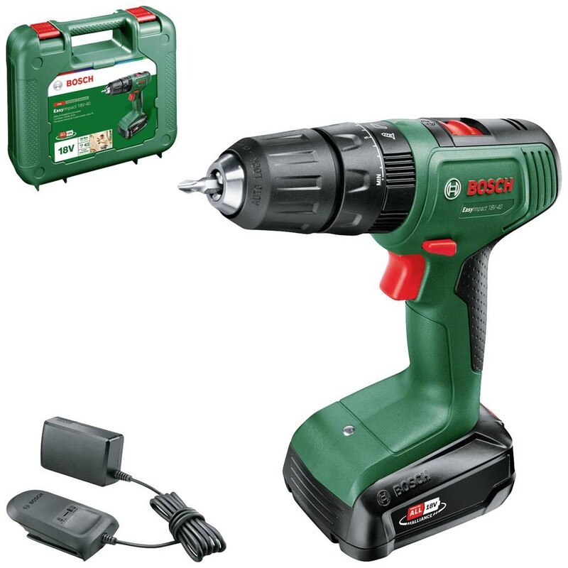 Дрель-шуруповерт Bosch EasyImpact 18V-40 (06039D8107)