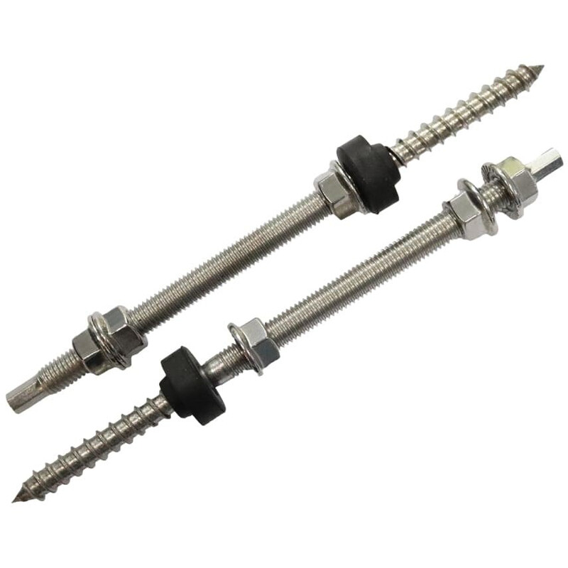 Винт-шуруп DCAC М10х250 в комплекте нержавеющая сталь А2