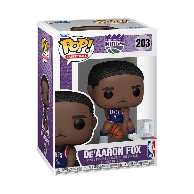 Колекційна фігурка Funko POP NBA: Sacramento Kings - De`aaron Fox (CE 24) (889698838467)