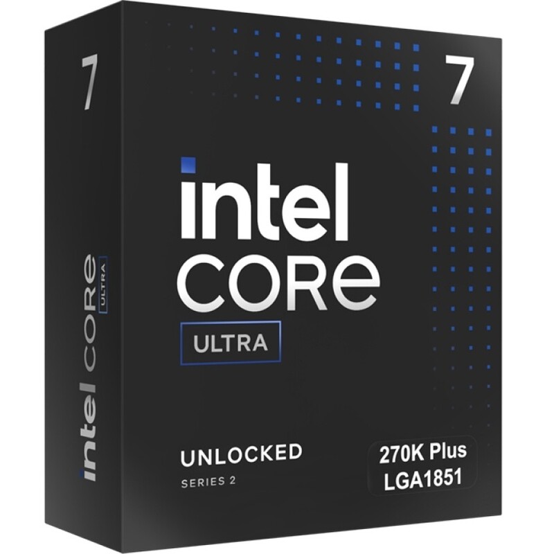 Процессор Intel Core Ultra 7 270K Plus 3.2GHz (36MB, Arrow Lake, 125W, S1851) Box (BX80768270K)