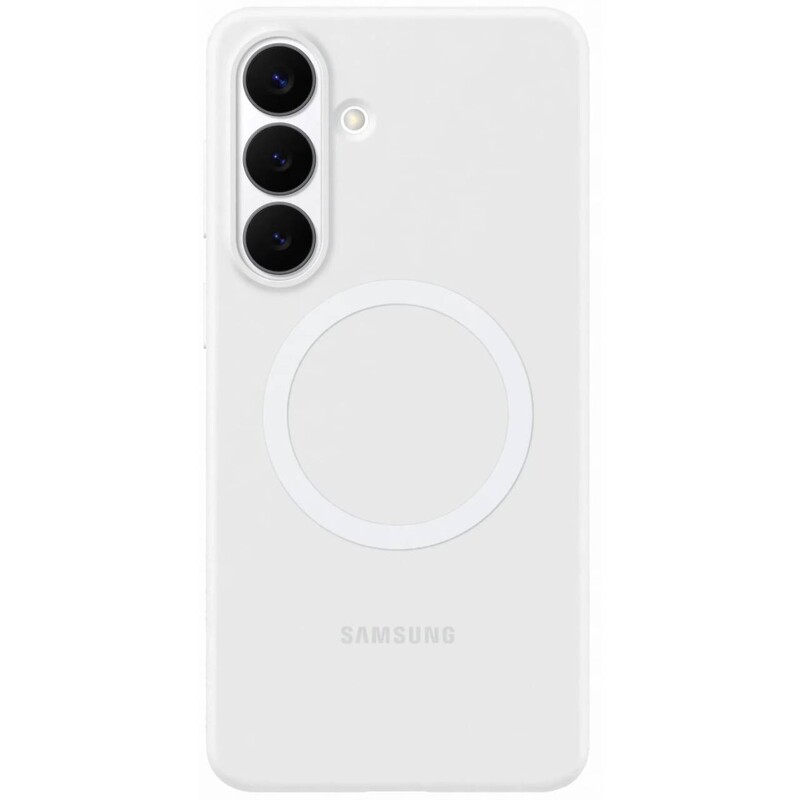 Чeхол-накладка Samsung Silicone Magnet для Samsung Galaxy S26 Plus SM-S947 White (EF-ES947CWEGWW)