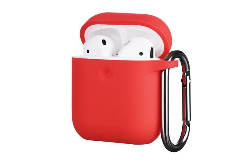 Чехол 2E Pure Color Silicone (3.0mm) для Apple AirPods Red (2E-AIR-PODS-IBPCS-3-RD)