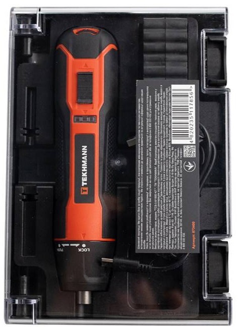 Электроотвертка Tekhmann TCS-3.6/1500 Kit (873400)