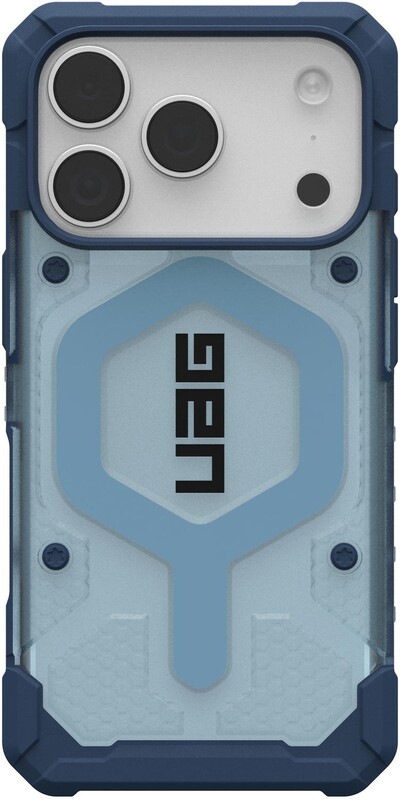 Чохол-накладка UAG Pathfinder Clear MagSafe Bundle для Apple iPhone 17 Pro Blues Lanyard (1145511BV03)