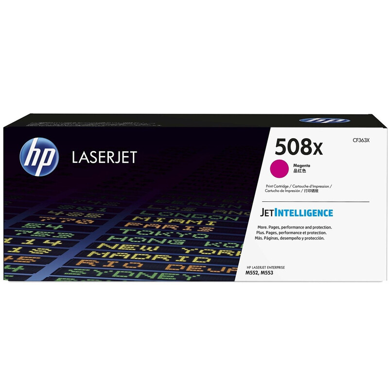 Картридж HP 508X CLJ M552DN/M553DN/N/X Magenta (max) (CF363X)