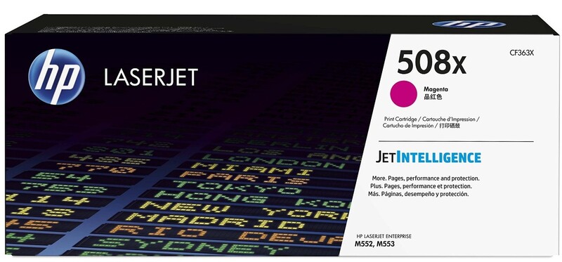 Картридж HP 508X CLJ M552DN/M553DN/N/X Magenta (max) (CF363X)