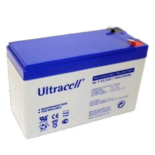 Акумуляторна батарея Ultracell UL7-12 12V 7AH AGM