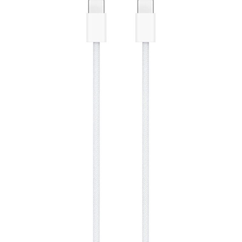 Кабель Apple Woven Charge USB Type-C - USB Type-C (M/M), 1 м, White (MW493ZM/A)