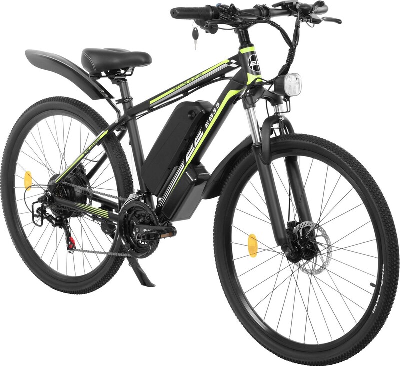 Електровелосипед 2E EB35 Green-Black