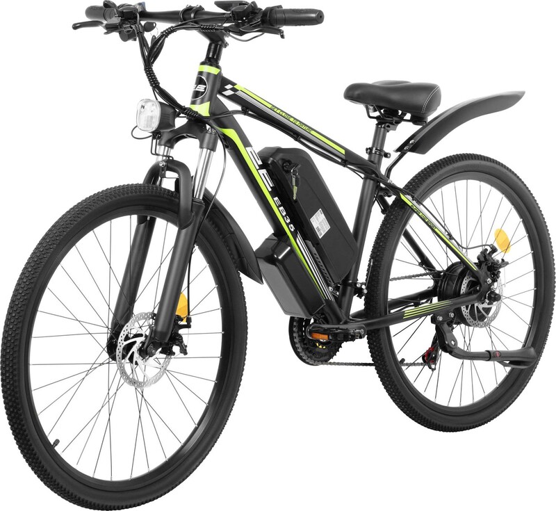 Електровелосипед 2E EB35 Green-Black