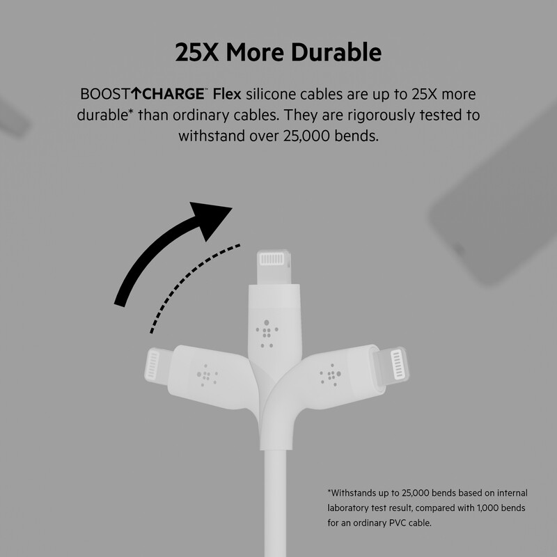 Кабель Belkin USB-A - Lightning (M/M), 1 м, White (CAA008BT1MWH)
