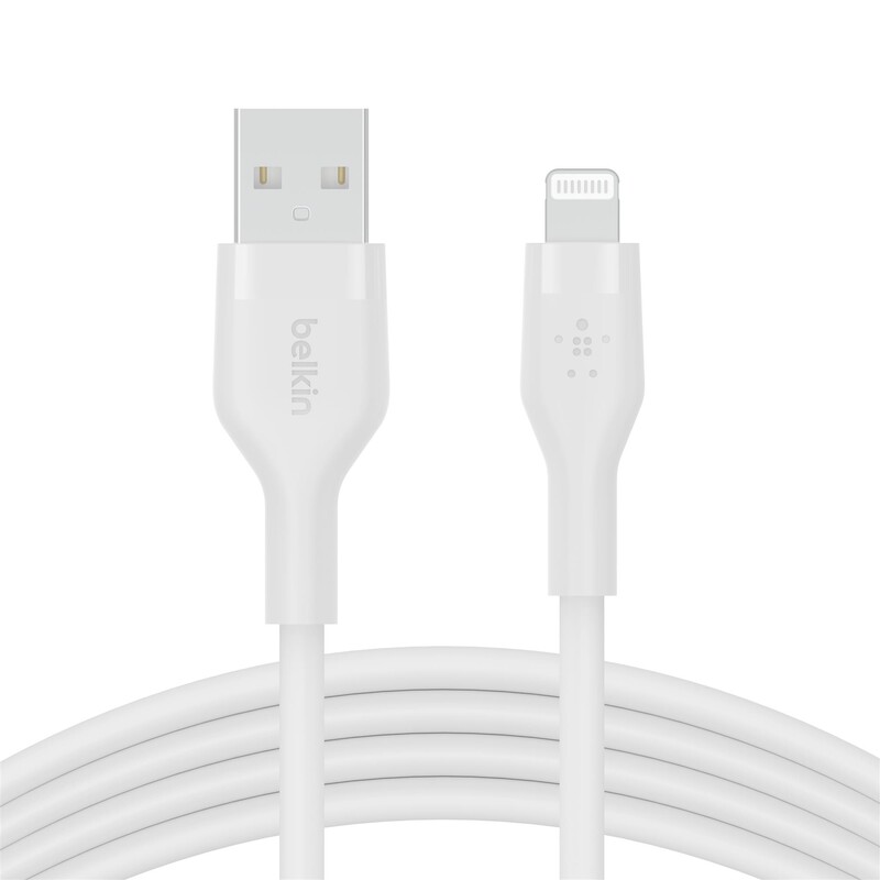 Кабель Belkin USB-A - Lightning (M/M), 1 м, White (CAA008BT1MWH)