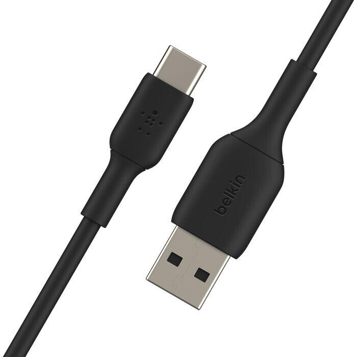 Кабель Belkin USB-A - USB-C (M/M), 0.15 м, Black (CAB001BT0MBK)