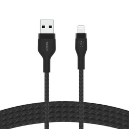 Кабель Belkin USB-A - Lightning (M/M), 1 м, Black (CAA010BT1MBK)