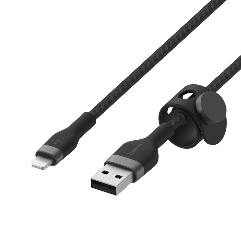 Кабель Belkin USB-A - Lightning (M/M), 1 м, Black (CAA010BT1MBK)