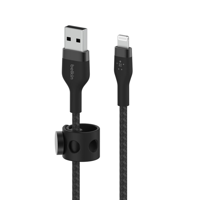 Кабель Belkin USB-A - Lightning (M/M), 1 м, Black (CAA010BT1MBK)