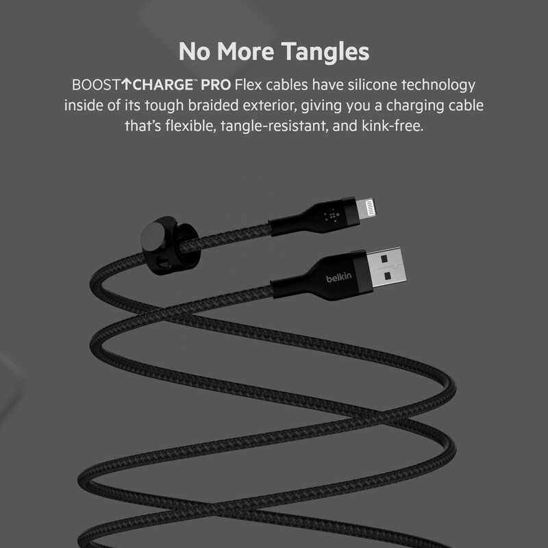 Кабель Belkin USB-A - Lightning (M/M), 1 м, Black (CAA010BT1MBK)