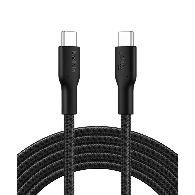 Кабель Belkin USB-C - USB-C (M/M), 3 м, Black (CAB025HQ3MBK)