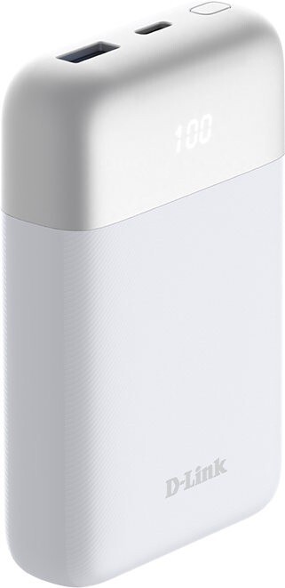 Универсальная мобильная батарея D-Link DPP-101 10000mAh 18W White (DPP-101)