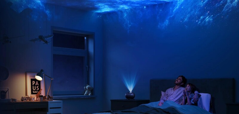 Лазерний нічник-проектор зоряного неба Govee H609D Galaxy Light Projector 2 Pro Black (H609D311)