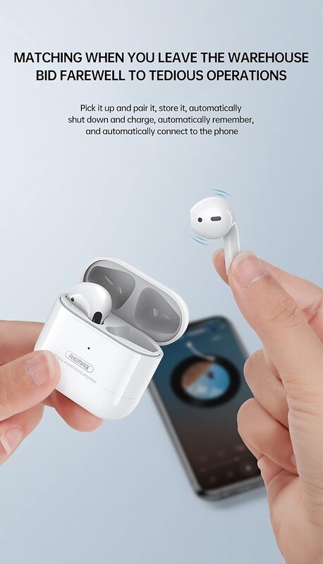 Bluetooth-гарнітура Remax TWS-10i White (6972174153445)