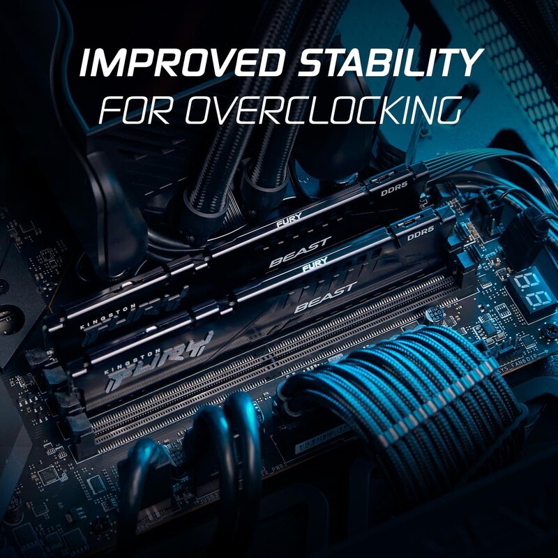 Модуль памяти DDR5 16GB/6000 Kingston Fury Beast Expo Black (KF560C30BBE-16)