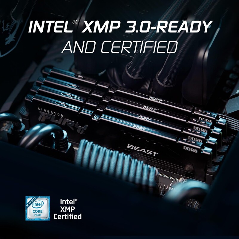 Модуль памяти DDR5 16GB/6000 Kingston Fury Beast Expo Black (KF560C30BBE-16)