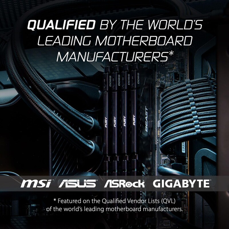 Модуль памяти DDR5 16GB/6000 Kingston Fury Beast Expo Black (KF560C30BBE-16)