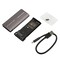 Фото - Внешний карман Maxxter M.2 NVMe PCIe, USB 3.1 Type-C Gen2, RGB, Metal, Black (EHDE-2280SRGB-01) | click.ua