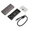 Фото - Внешний карман Maxxter M.2 NVMe PCIe, USB 3.1 Type-C Gen2, RGB, Metal, Black (EHDE-2280SRGB-01) | click.ua