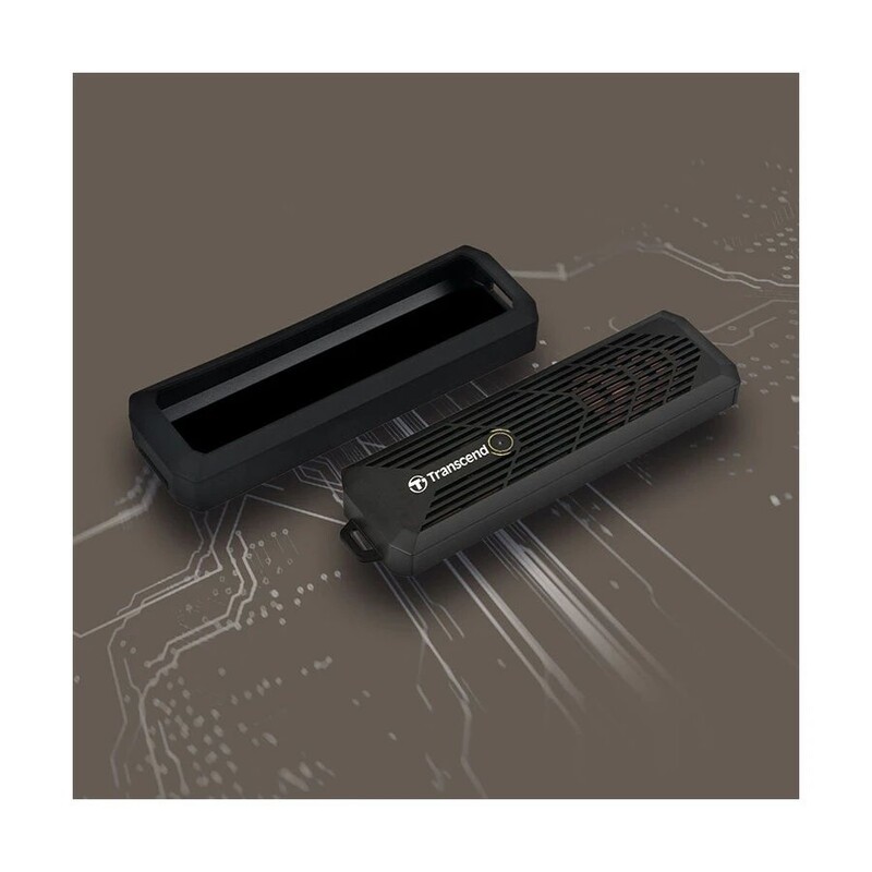 Внешний карман Transcend для SSD M.2 PCIe/SATA USB 3.2 Type-C Black (TS-CM10G)