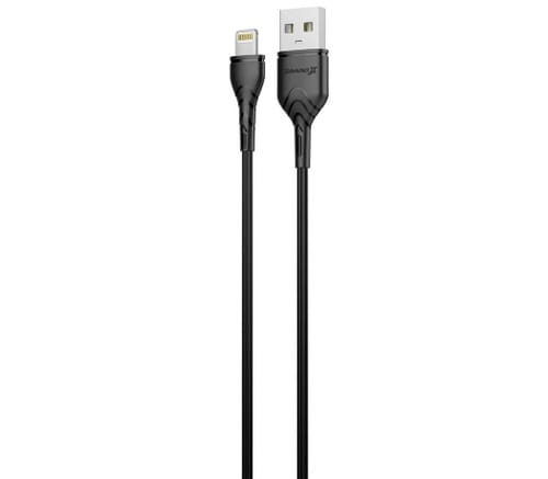 Photos - Cable (video, audio, USB) Grand-X Кабель  USB - Lightning (M/M), Cu, 2.1 A, 1 м, Black  PL01B (PL01B)