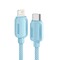 Фото - Кабель Essager Breeze USB Type-C - Ligthning (M/M), 20W, 1 м Blue (EXCTL-WL03-P) | click.ua