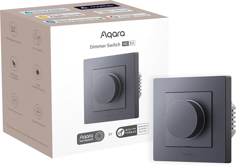 Умный выключатель диммер Aqara KD-R01D-G