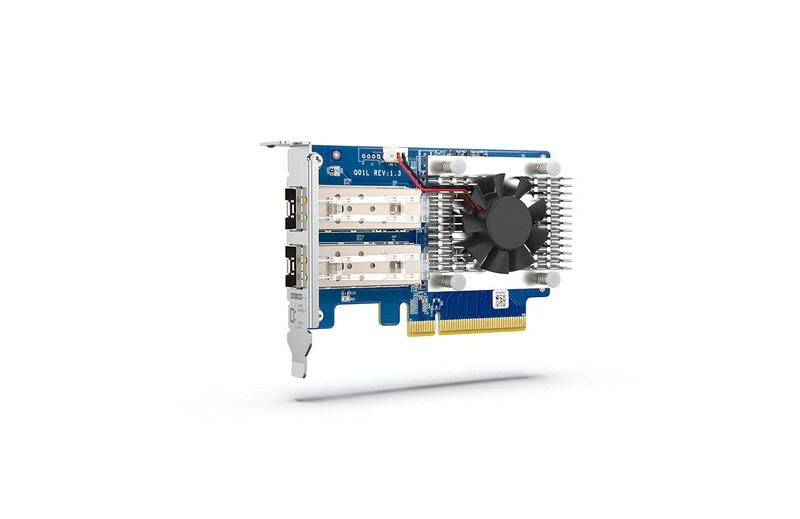 Сетевая карта QNAP Dual-port SFP+, 10GbE, PCIe Gen3 x8 (QXG-10G2SF-NXE)