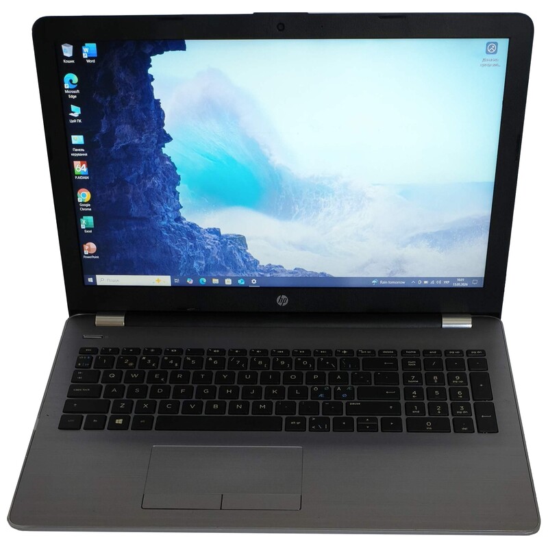Ноутбук HP 250 G6 Silver / 15.6" FullHD / i5-7200U / 8GB / 256GB SSD / Win10Pro - Б/у