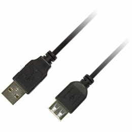 Кабель Piko USB - USB V 2.0 (M/F), 3 м, Black (1283126474118)