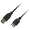 Фото - Кабель Piko USB - USB V 2.0 (M/F), 3 м, Black (1283126474118) | click.ua